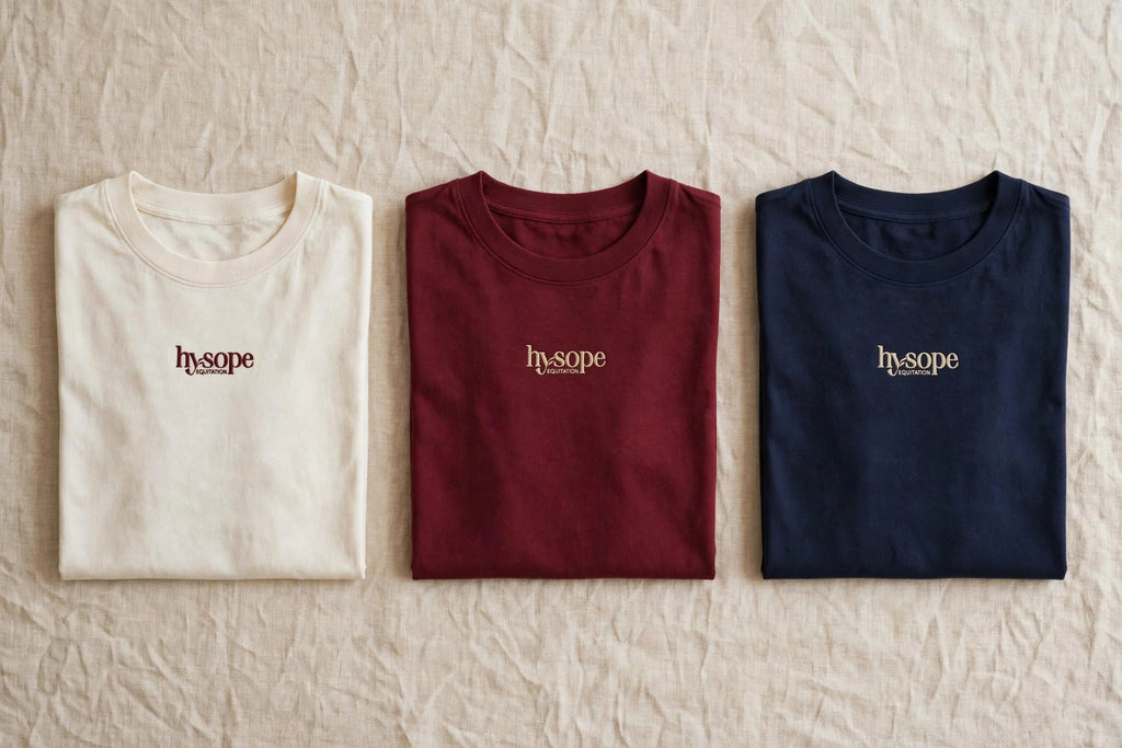 PRÉCOMMANDE T-shirt Hysope – Coton Bio Équitation