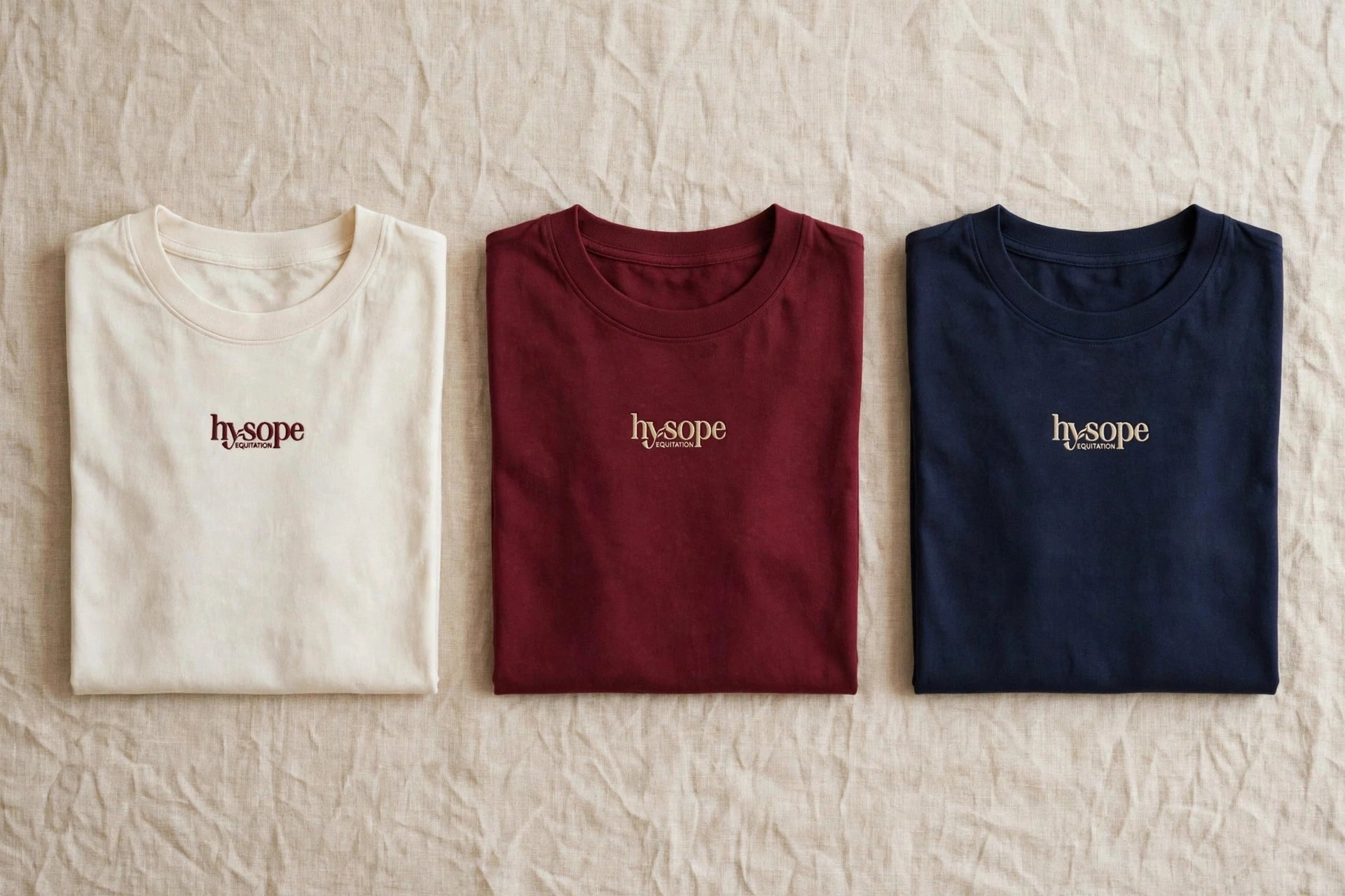 PRÉCOMMANDE T-shirt Hysope – Coton Bio Équitation