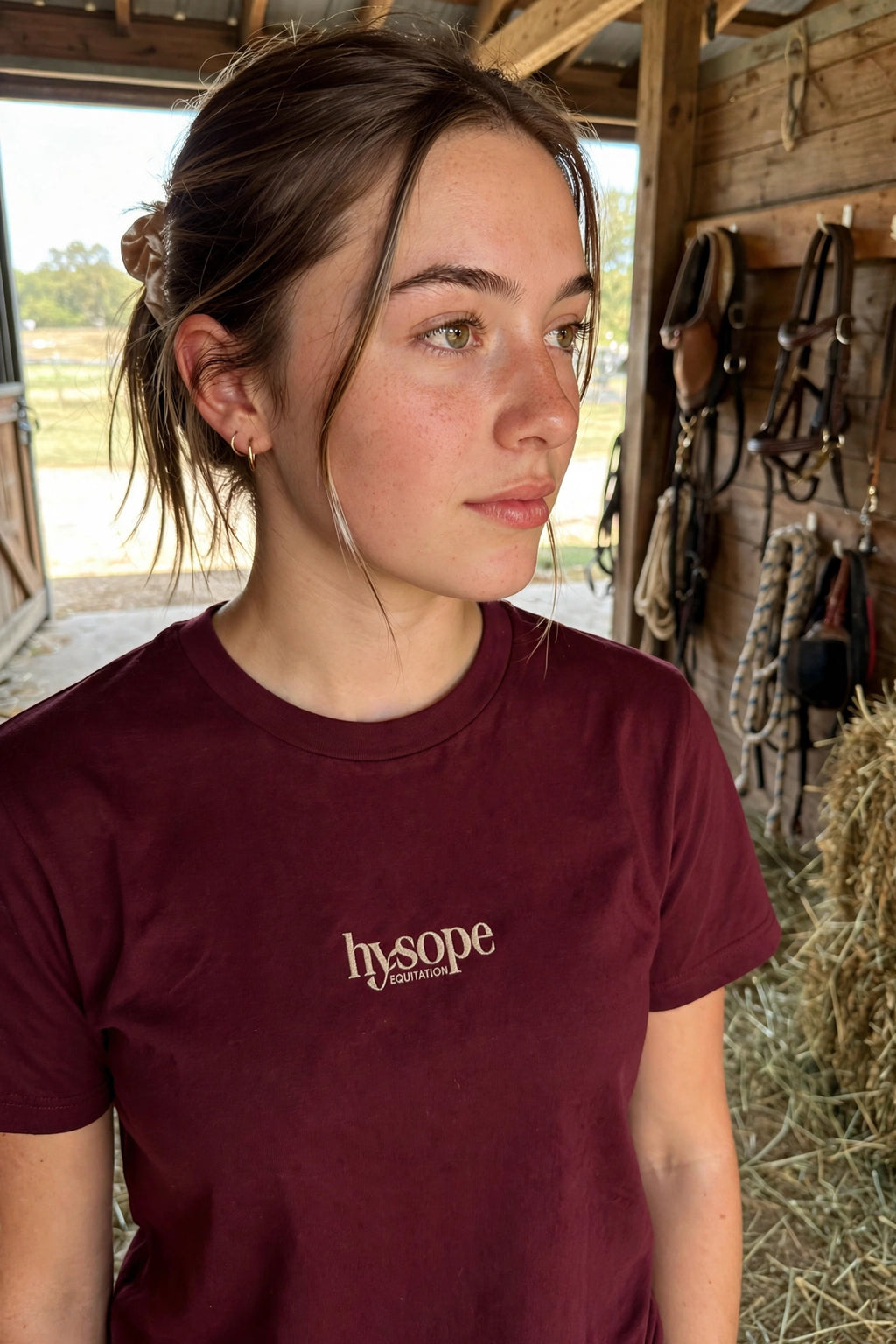 PRÉCOMMANDE T-shirt Hysope – Coton Bio Équitation