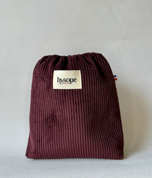 Housses d'étriers Velours Bordeaux