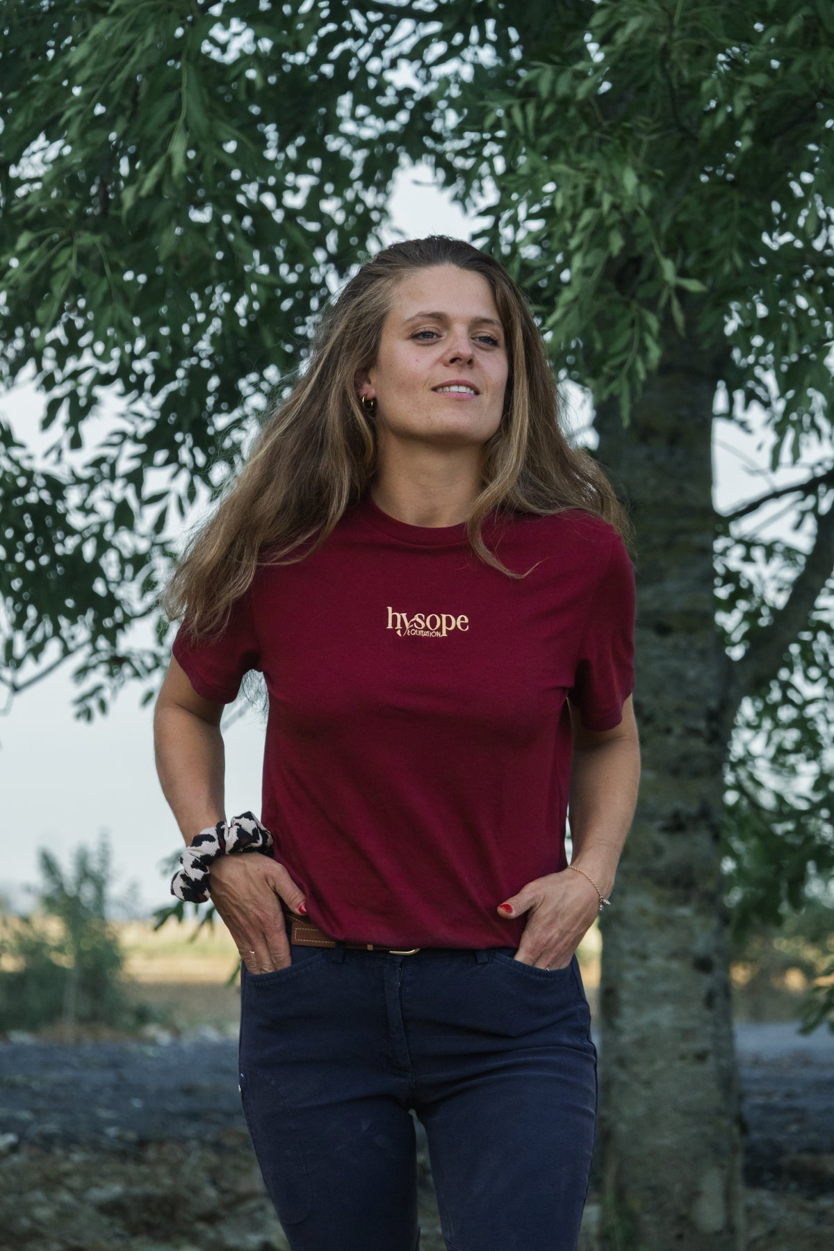 T-shirt Hysope – Coton Bio Équitation